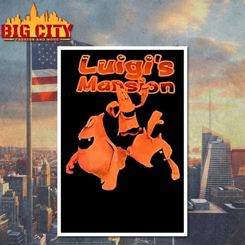 Ghosts Luigi’s Mansion shirt