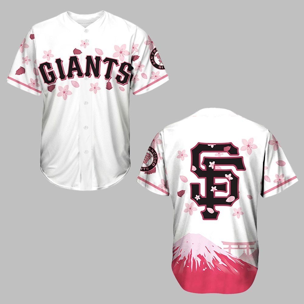 Giants Cherry Blossom Jersey 2025 - Grishko.com T-Shirts, Hoodie, Sweatshirt | WearSparks.com (Image 1)