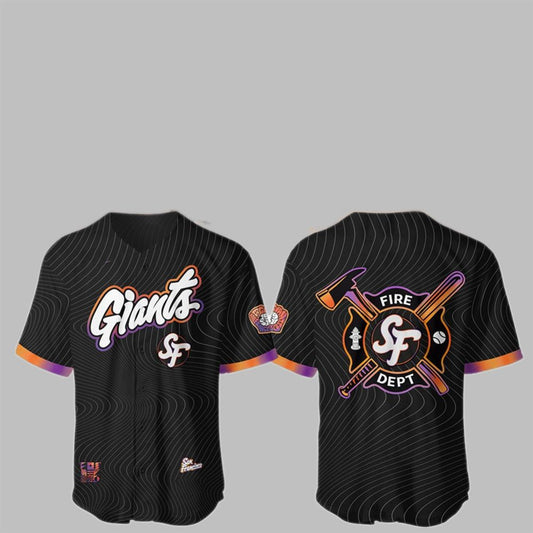 Giants City Connect 2025 Firefighter Appreciation Night Jersey - Grishko.com T-Shirts, Hoodie, Sweatshirt (Image 1)