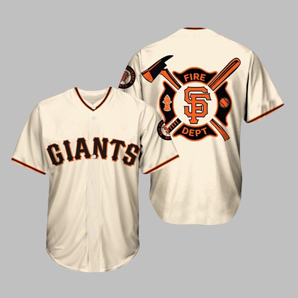 Giants Firefighter Appreciation Night Jersey 2025 - Grishko.com T-Shirts, Hoodie, Sweatshirt | WearSparks.com (Image 1)