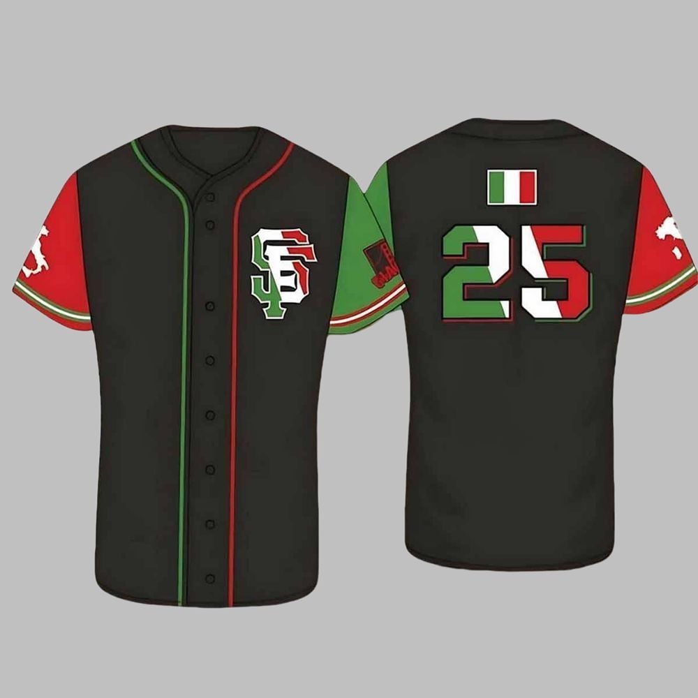 Giants Italian Heritage Night Jersey 2025 Giveaway - Grishko.com T-Shirts, Hoodie, Sweatshirt | WearSparks.com (Image 1)