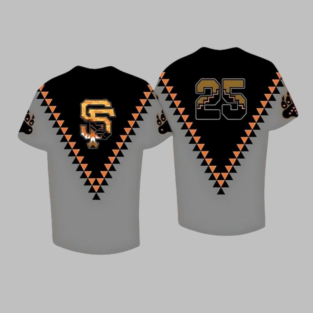 Giants Native American Heritage Night Jersey Giveaway 2025 - Grishko.com T-Shirts, Hoodie, Sweatshirt (Image 1)
