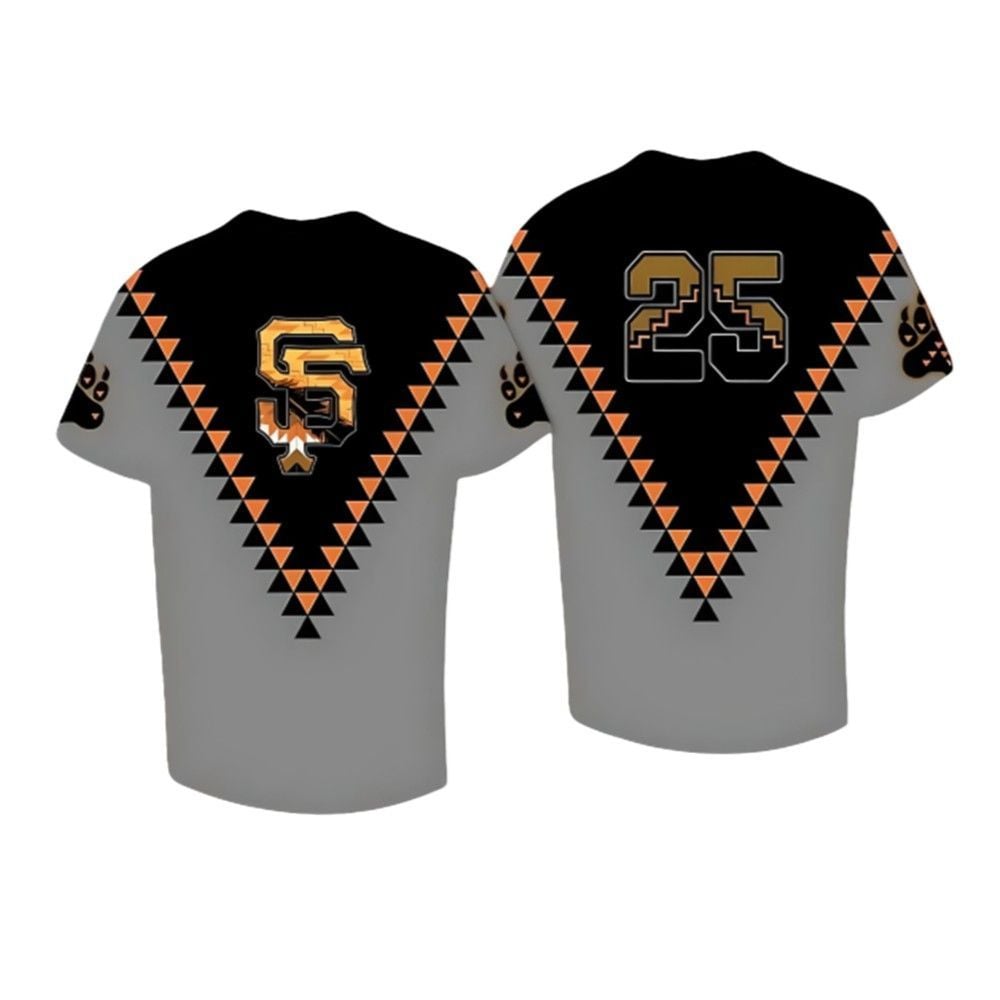Giants Native American Heritage Night Jersey Giveaway 2025 - Grishko.com T-Shirts, Hoodie, Sweatshirt (Image 2)