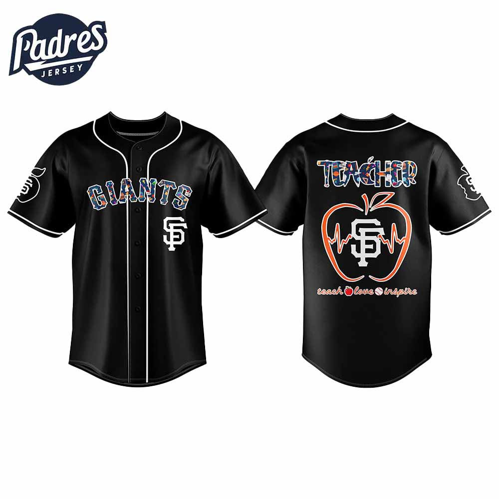 Giants Teacher Night Baseball Jersey 2025 - Padres Jersey Oasis: Elevate Your Baseball Style Game T-Shirts,... (Image 2)