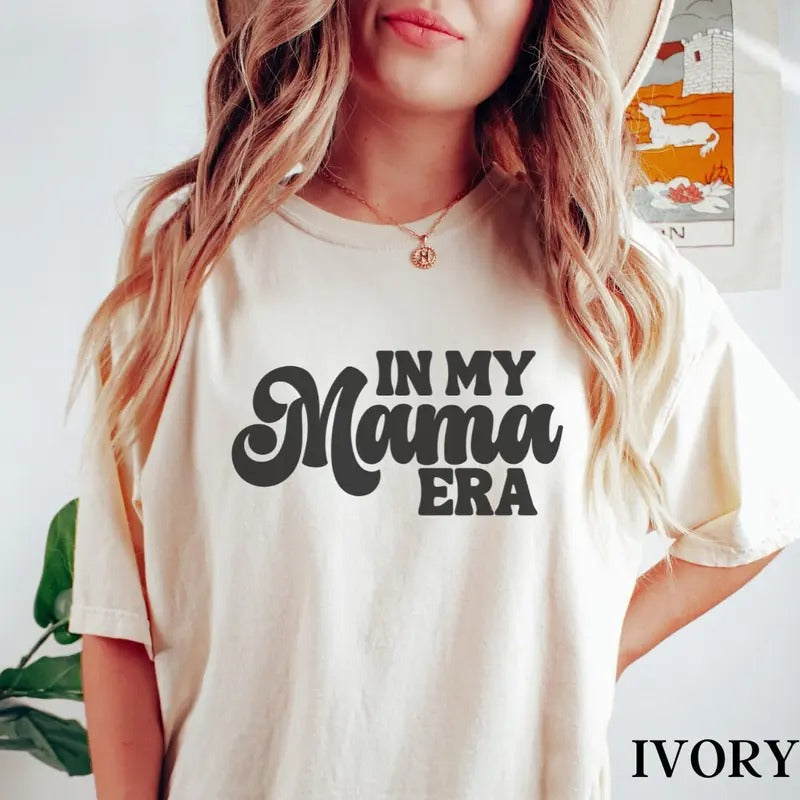 Gift For Mom Funny Mom Shirt In My Mama Era Comfort Colors Concert Shirt Retro Concert Tee Concert Shirt For Mom Funny...