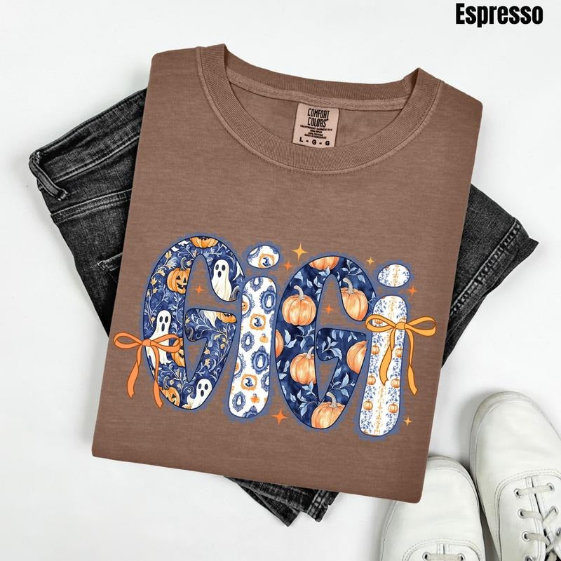Gigi Blue Harvest Comfort Colors T-Shirt 'NLB' Hoodie, Sweatshirt | WearSparks.com