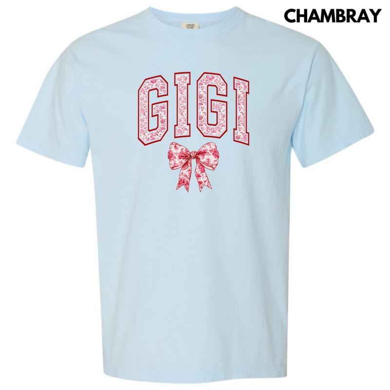 Gigi Red Ginger Jar Florals Comfort Colors T-Shirt 'NLB' Hoodie, Sweatshirt | WearSparks.com