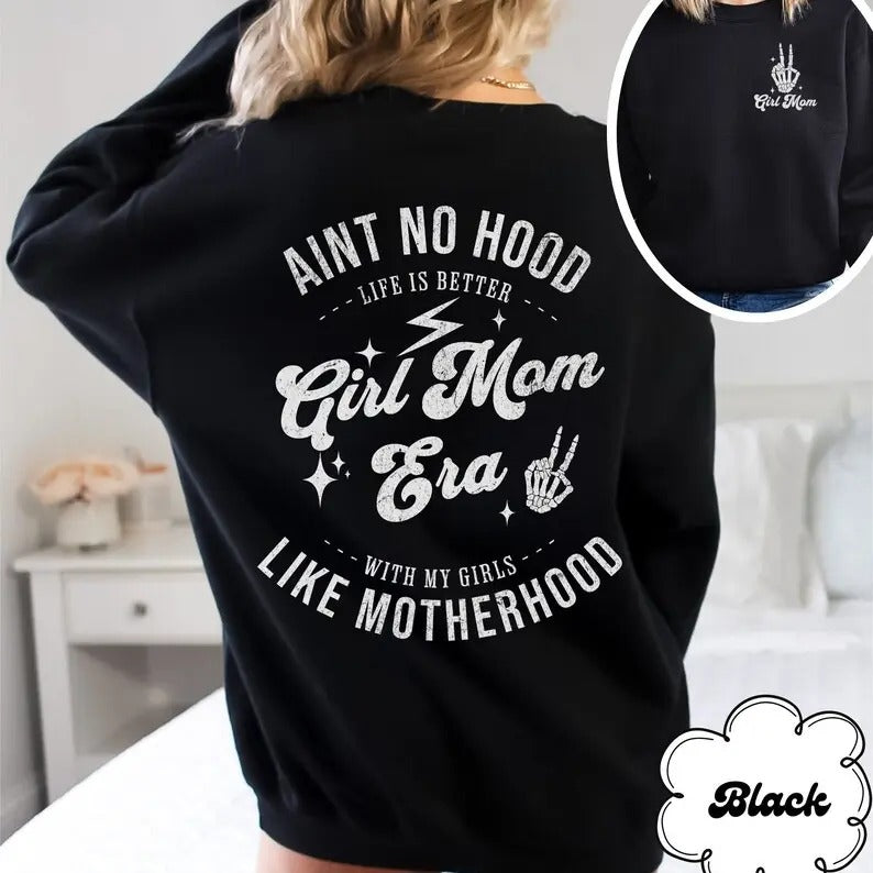 Girl Mom Era Sweatshirt, Motherhood Sweatshirt, Mom Of Girls Sweatshirt, Girl Mom Sweatshirt, Girl Mama Sweatshirt, Girl...