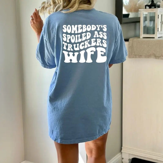 Girl Trucks Shirt, Trucker Shirt, Gift For Trucker, Truck Driver Shirt, Trucker Wife Shirt, Mother Trucker Shirt Hoodie,...