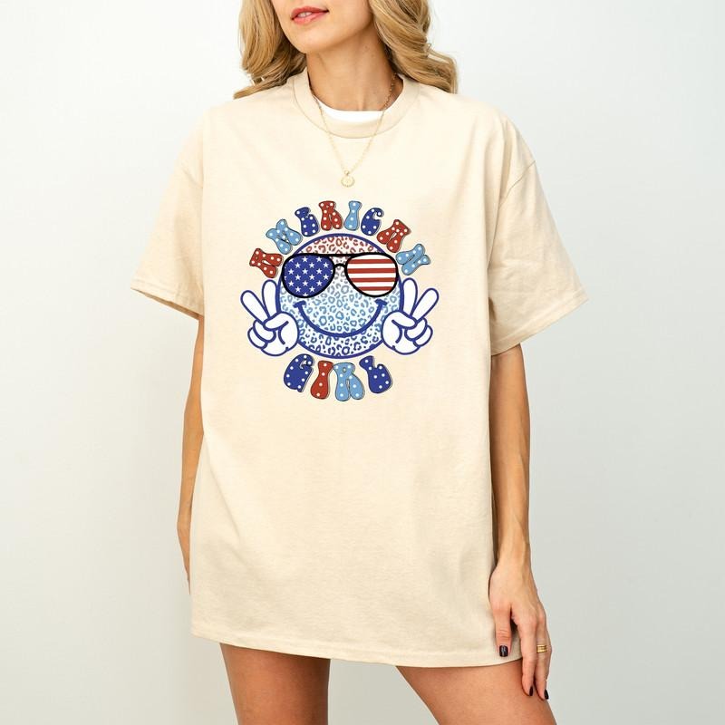 Girl USA Flag Shirt , USA Sunglasses 4th of July Shirt, Independence Day Shirt, Independence Day Gift Hoodie, Sweatshirt