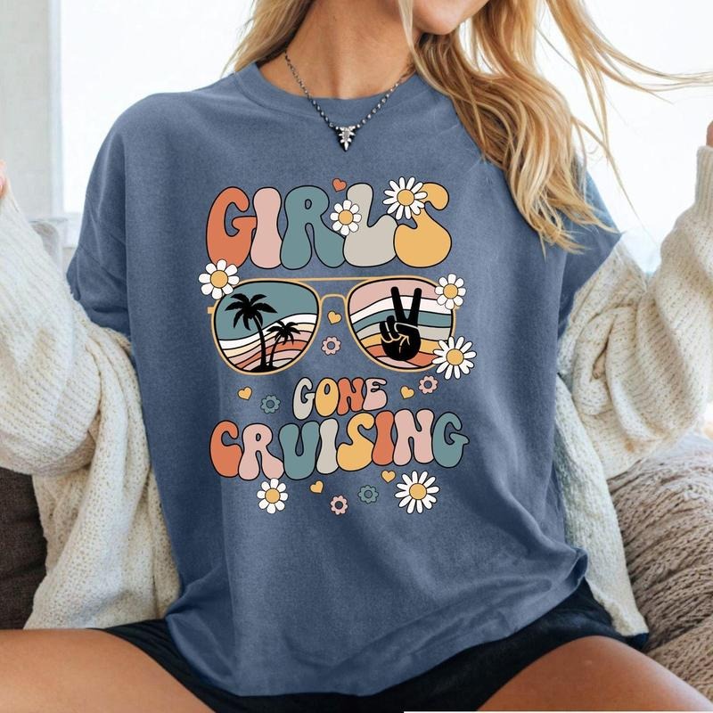 Girls Gone Cruising T-shirt, Cruise Matching Shirt, Girls Cruise Vacation Outfit, Friends Cruise Trip Tee, Matching...