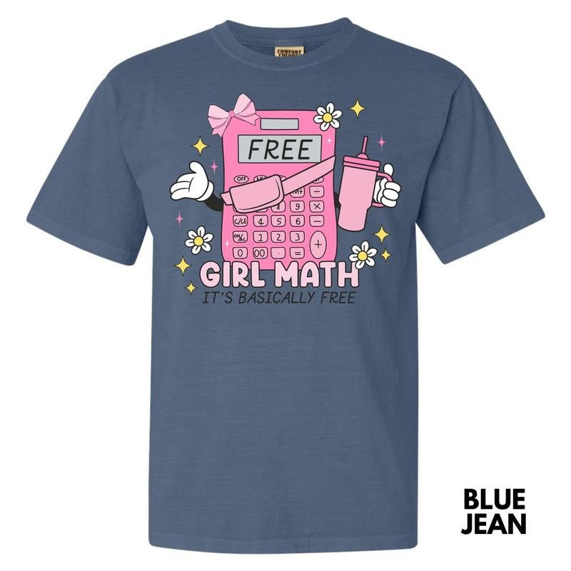 Girly Math Comfort Colors T-Shirt 'NLB' Hoodie, Sweatshirt | WearSparks.com