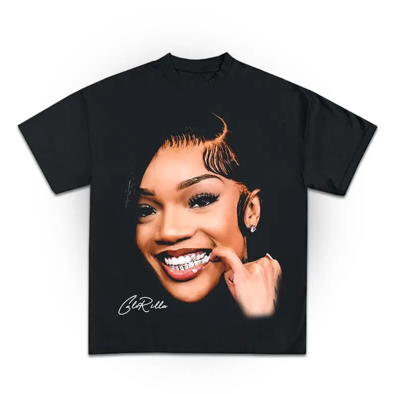 Glorilla Tee - Retro Hip-Hop Graphic Fan T-Shirt. Hoodie, Sweatshirt | WearSparks.com