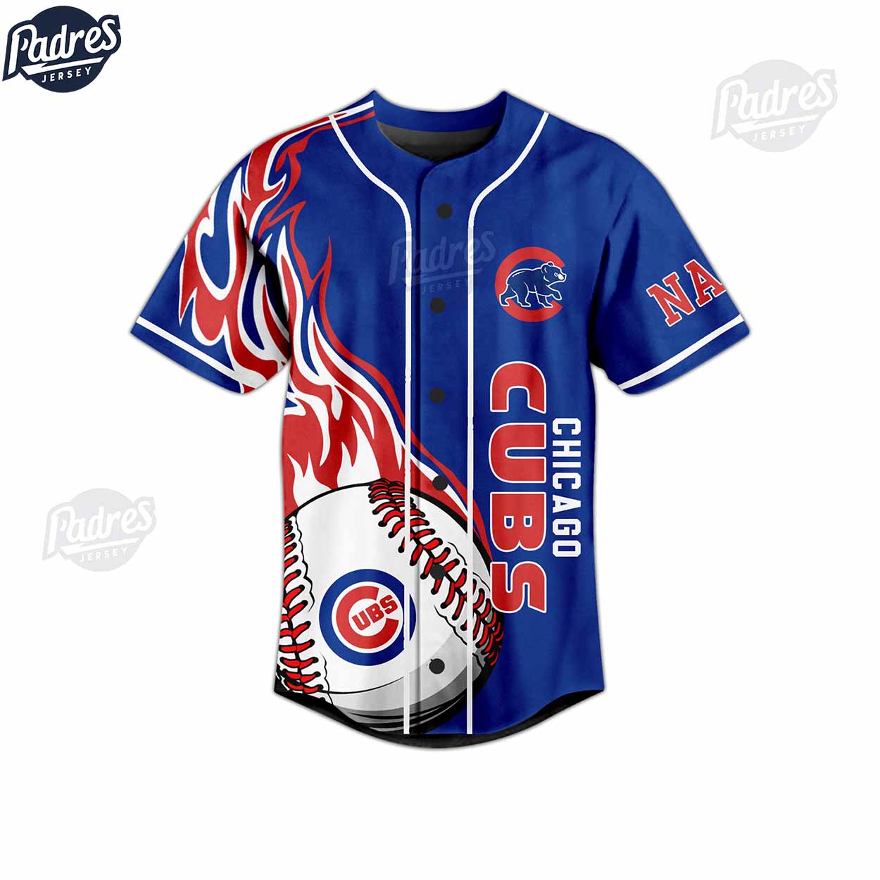 Go Cubs Go Chicago Cubs Custom Baseball Jersey Style - Padres Jersey Oasis: Elevate Your Baseball Style Game... (Image 2)