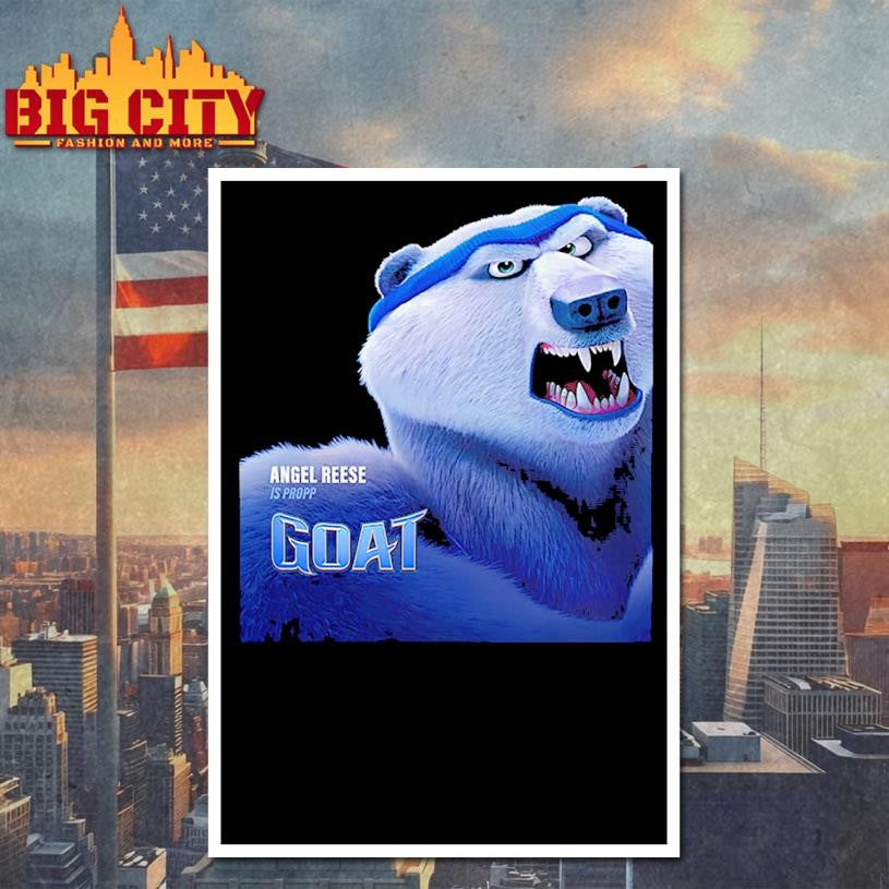 Goat Movie Poster Character Propp By Angel Reese Exclusively In Theatres February 13 2026 Shirt