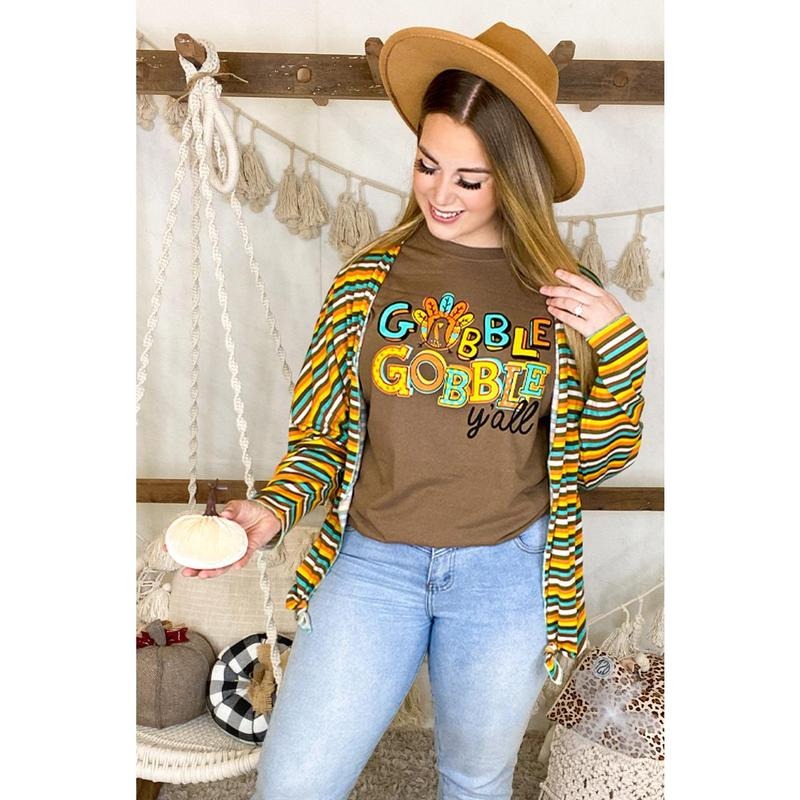 Gobble Gobble Y'all Thanksgiving T-Shirt Hoodie, Sweatshirt | WearSparks.com