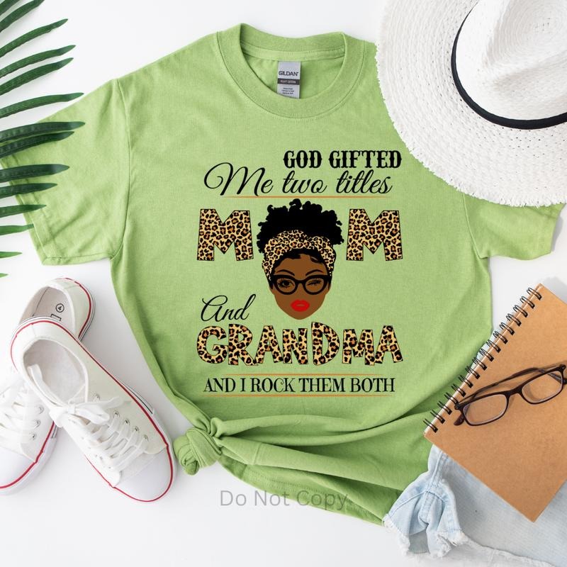 God Gifted Me Two Titles Direct To Film Transfer T-Shirts, Hoodie, Sweatshirt | WearSparks.com