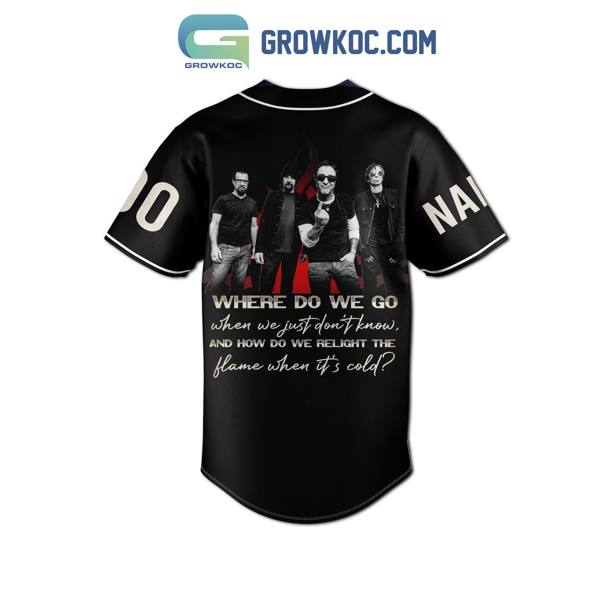 God Smack When Legends Rise The Other Side Awake 2023 Personalized Baseball Jersey
