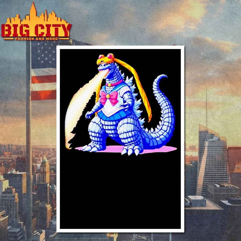 Godzilla Sailor Moon Meme shirt