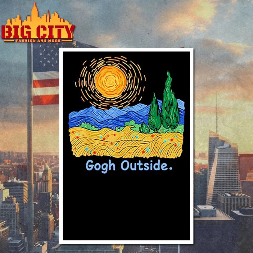 Gogh Outside Starry Night shirt