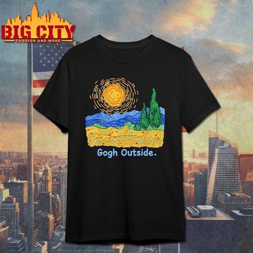Gogh Outside Starry Night shirt