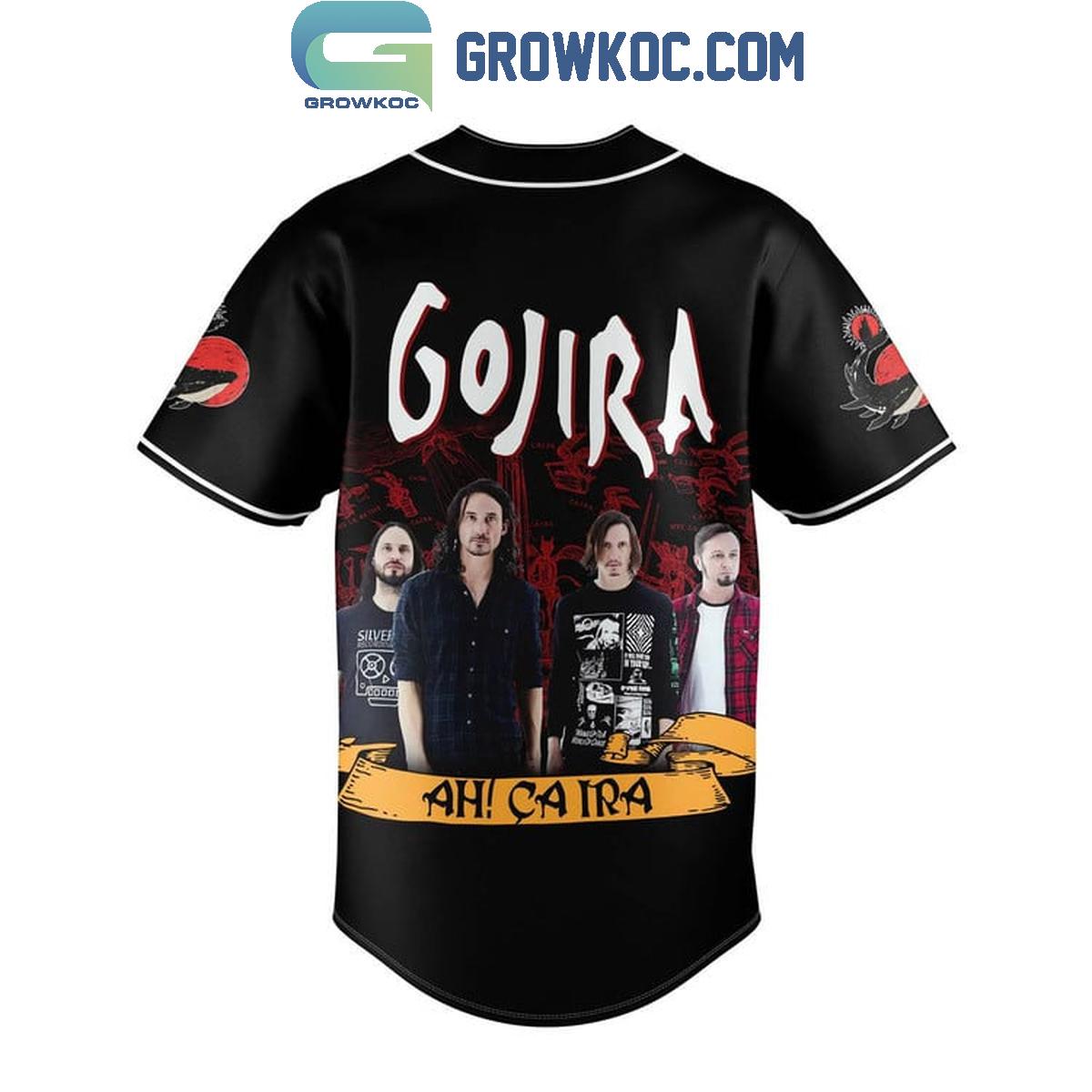 Gojira Ah Ca Ira Ca Ira Ca Ira Personalized Baseball Jersey