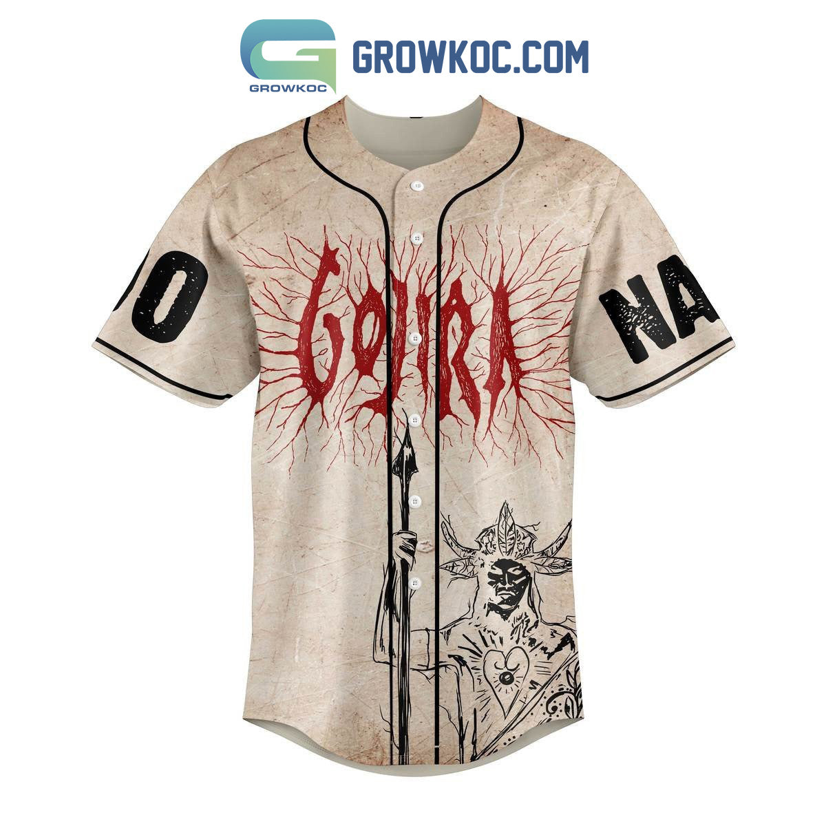 Gojira And Mastodon The Mega Monsters Tour 2023 Personalized Baseball Jersey