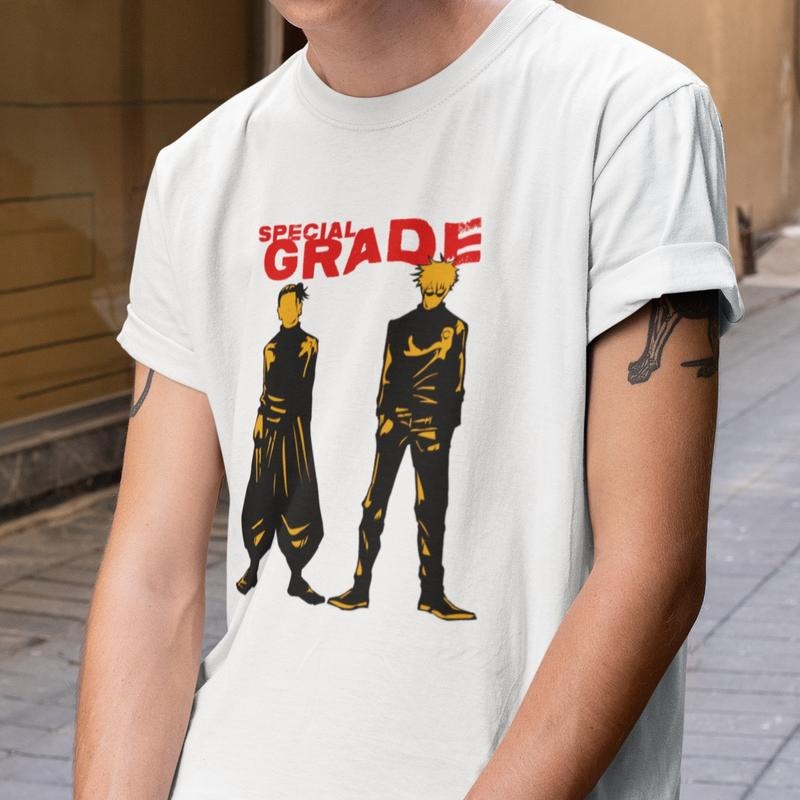 Gojo Geto Graphic T-Shirt Special Grade Ju Jutsu Kaisen Anime Manga Inspired Mens Womens Clothing Satoru Suguru Classic...
