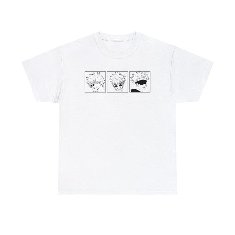 Gojo Panel Graphic T-Shirt JuJutsu Kaisen Anime Mange Inspired Mens Womens Unisex Clothing JJK Satoru Hoodie, Sweatshirt