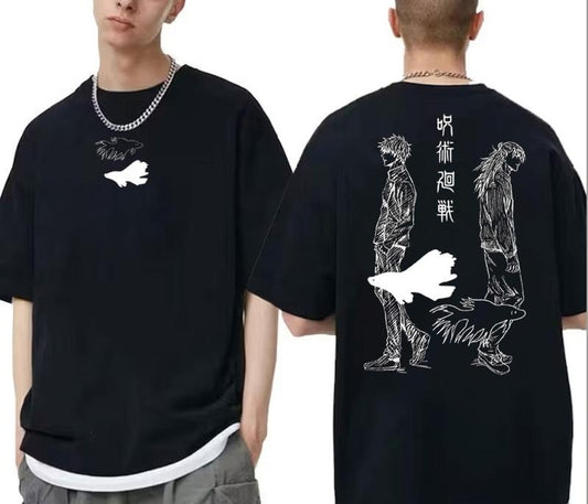 Gojo Satoru x Suguru Geto JJK Vintage Sweatshirt, Jujutsu Kaisen Character Anime Sweatshirt Hoodie T-Shirt Gift For Fans,...
