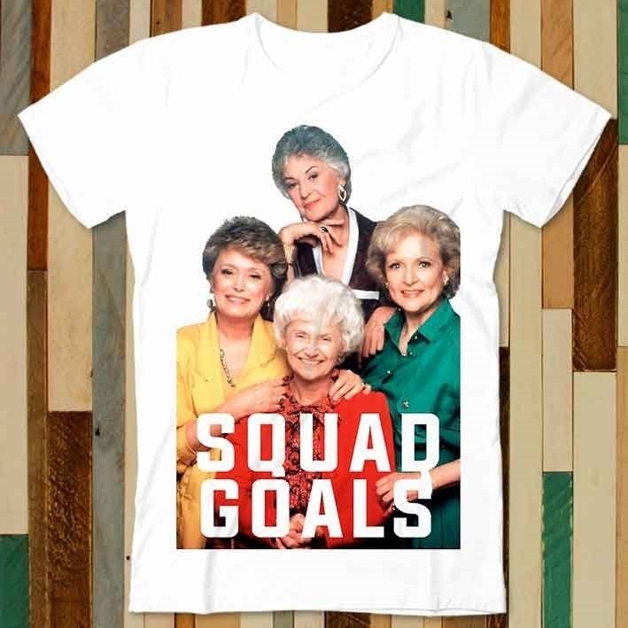 Golden Girls Squad TV Series 80s T Shirt Adult Unisex Men Women Retro Design Tee Vintage Top Best Price Hoodie, Sweatshirt