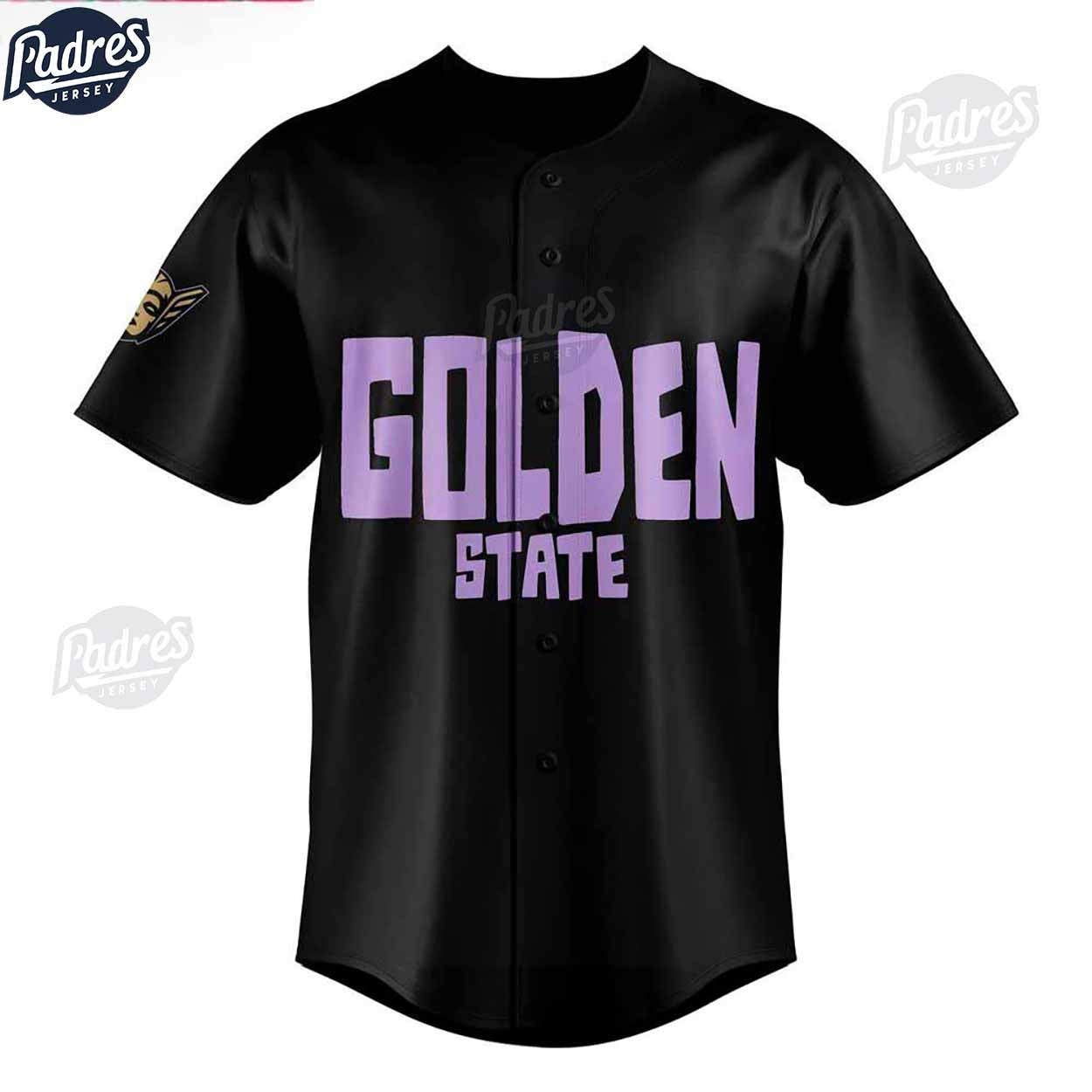 Golden State Valkyries Secondary Logo Baseball Jersey Outfit - Padres Jersey Oasis: Elevate Your Baseball Style... (Image 2)