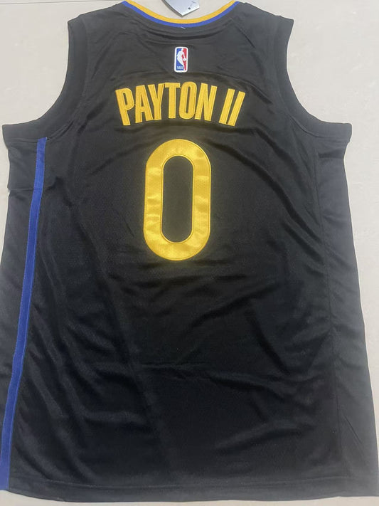 Golden State Warriors #0 Gary Payton II Warriors 0 # Black Style 1