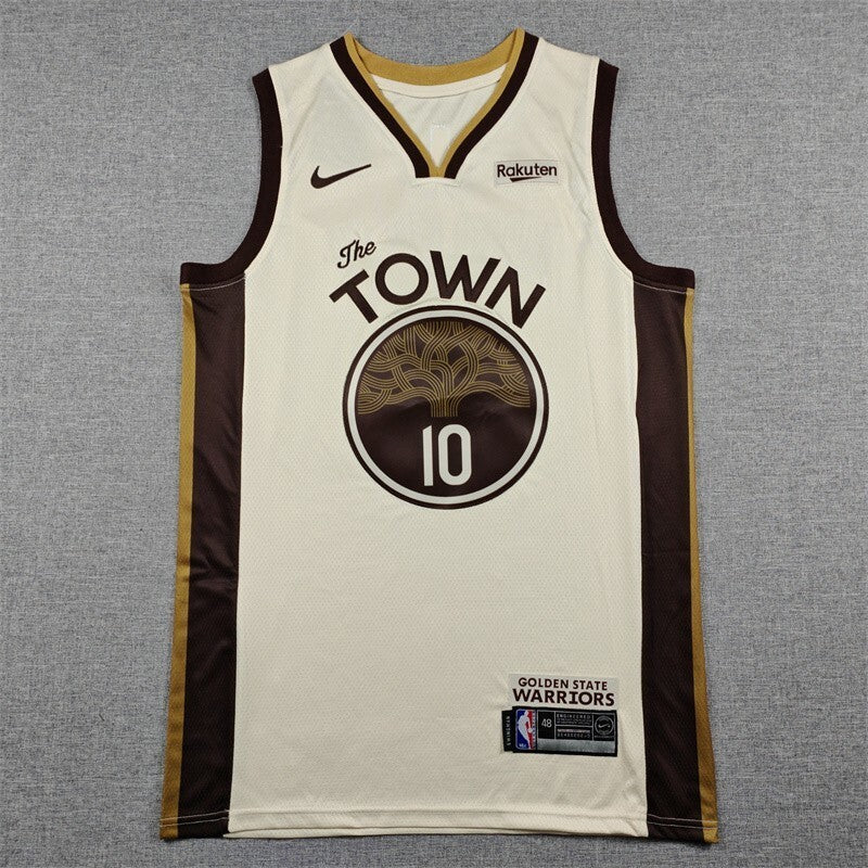 Golden State Warriors #10 Jimmy Butler 26 Warriors 10 Off-White City Edition Style 2