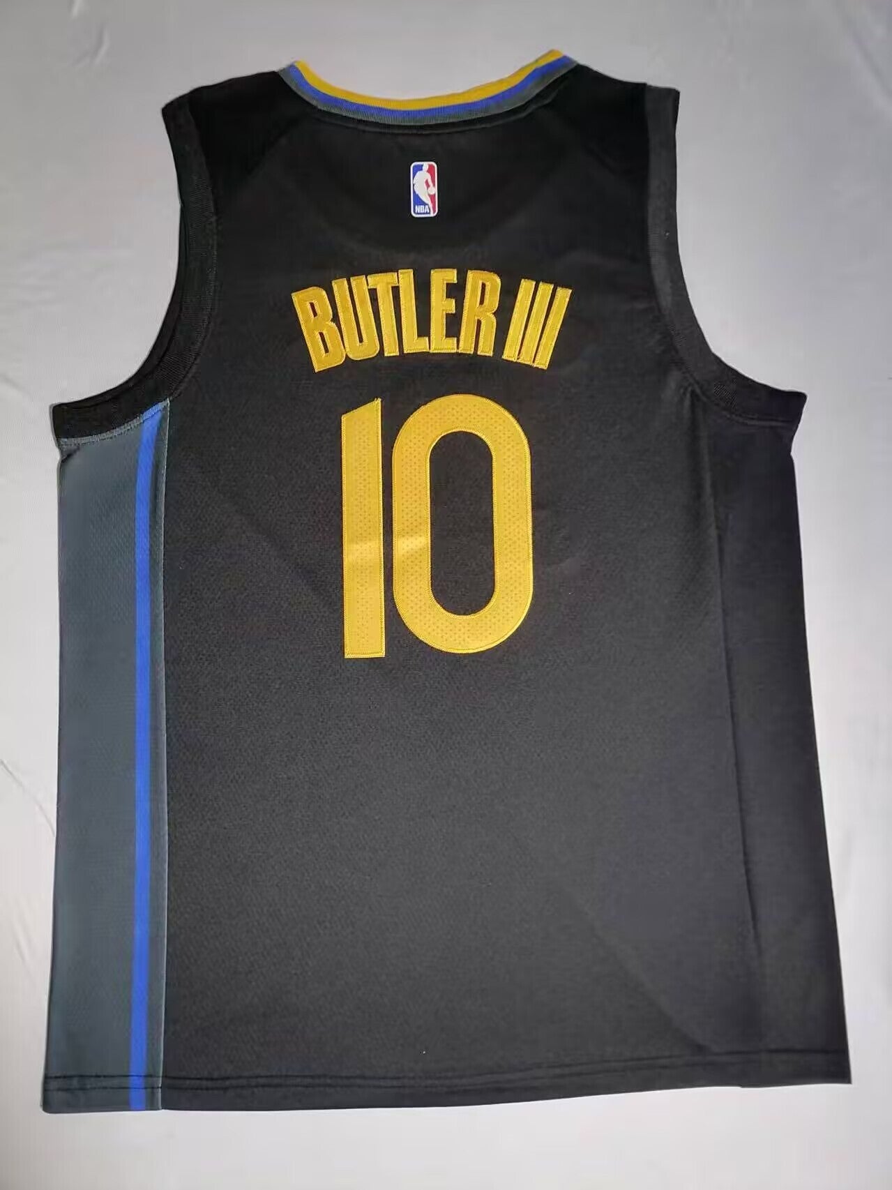 Golden State Warriors #10 Jimmy Butler Warriors 10 Black Style 1