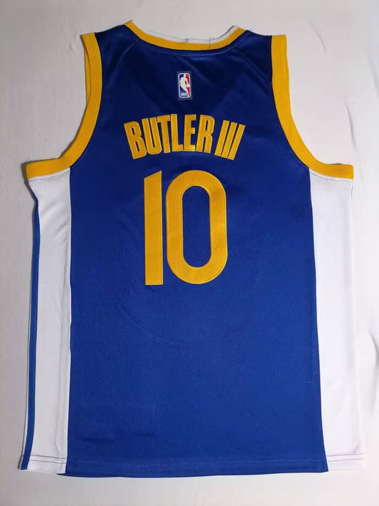 Golden State Warriors #10 Jimmy Butler Warriors 10 Blue Style 1