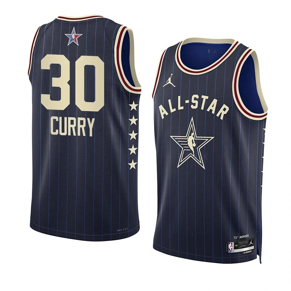 Golden State Warriors #30 Stephen Curry 2024 NBA All-Star Swingman Jersey Style 2