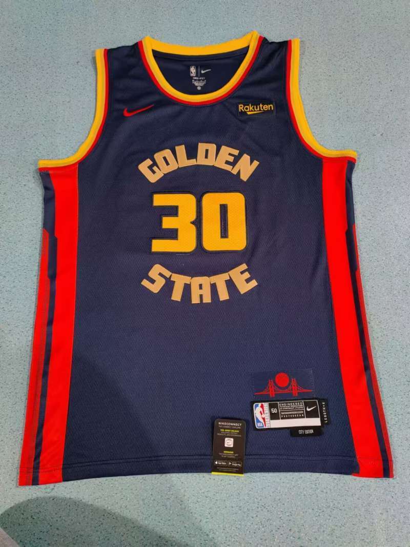 Golden State Warriors #30 Stephen Curry New Season Warriors 30 City Edition Style 2