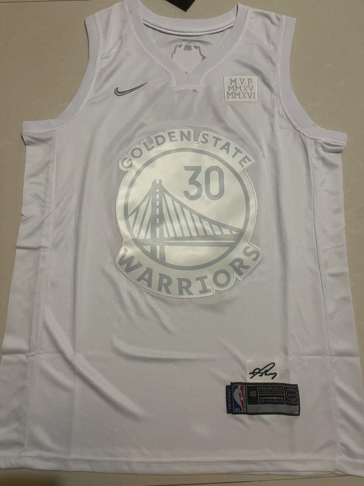 Golden State Warriors #30 Stephen Curry Warriors 30 # Curry White Style 2