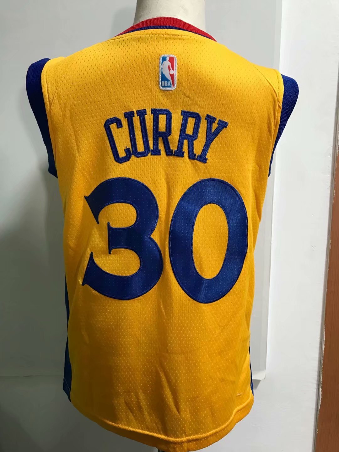 Golden State Warriors #30 Stephen Curry Yellow Style 2