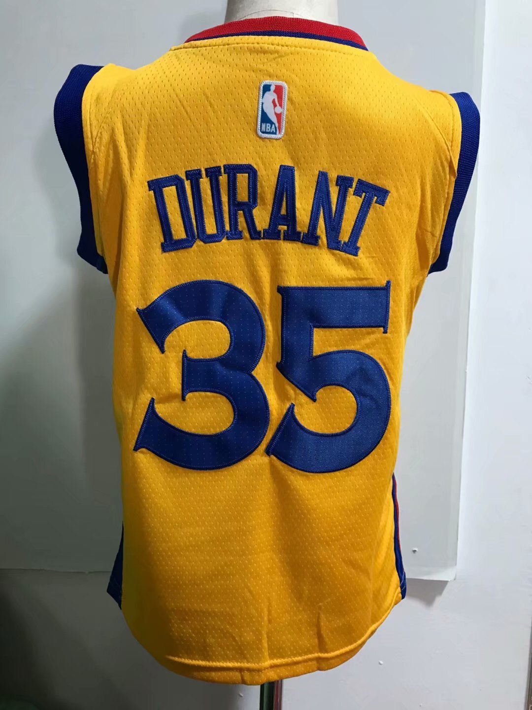 Golden State Warriors #35 Kevin Durant Yellow Style 2
