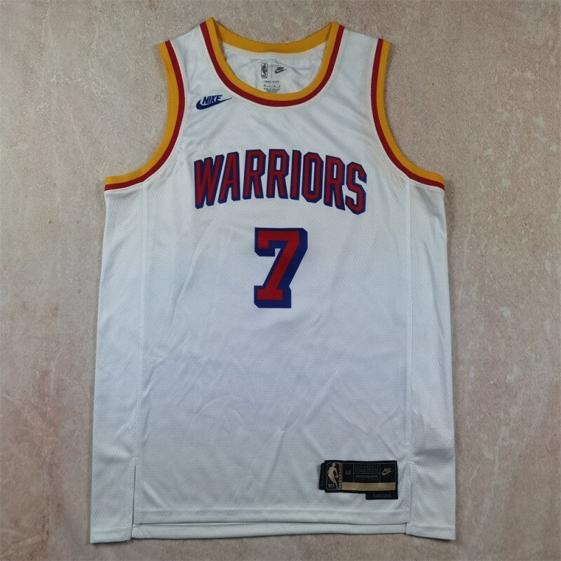 Golden State Warriors #7 Buddy Hield Hot Press Warriors 7 Classic White s-xxl Style 2