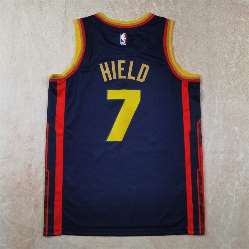 Golden State Warriors #7 Buddy Hield Hot Press Warriors Style 1