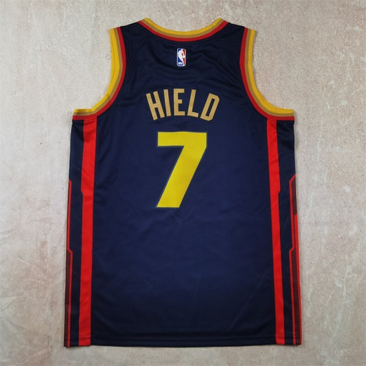 Golden State Warriors #7 Buddy Hield Hot Press Warriors Style 1