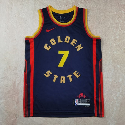 Golden State Warriors #7 Buddy Hield Hot Press Warriors Style 2