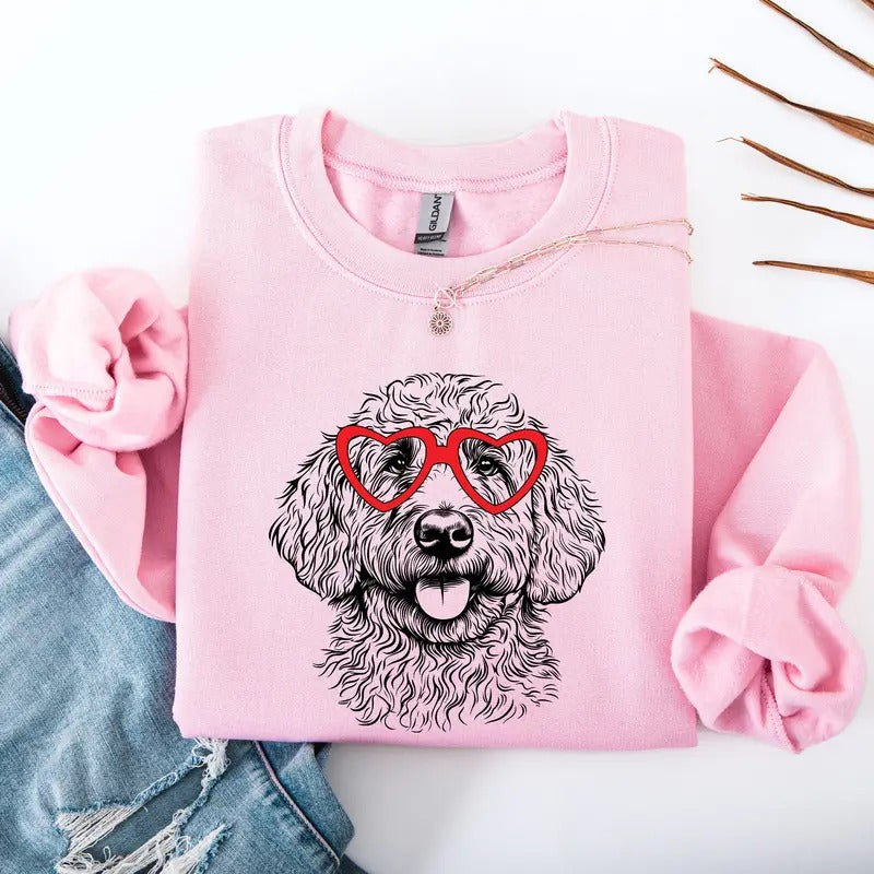 Goldendoodle, Dog Lover Apparel, Pet, Dog Breed, Cute Sweatshirt, Crew Neck, Women's, Crewneck T-Shirts, Hoodie