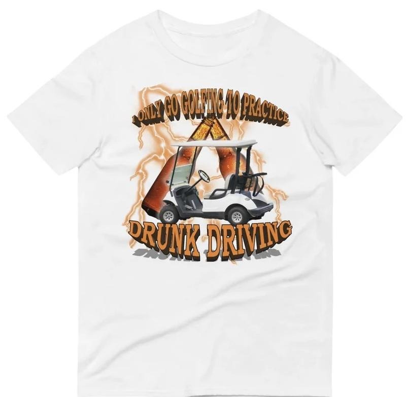 Golf Drunk Driving T Shirt Funny Drinking Meme Humor Tee Hoodie, Sweatshirt | WearSparks.com