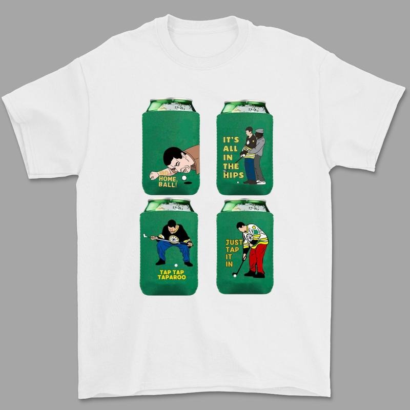 Golf Themed Reusable Can Cooler T-Shirt, Drink Accessories for Home Kitchen Party, Gifts for Golf Lovers. Golf T-Shirt,...