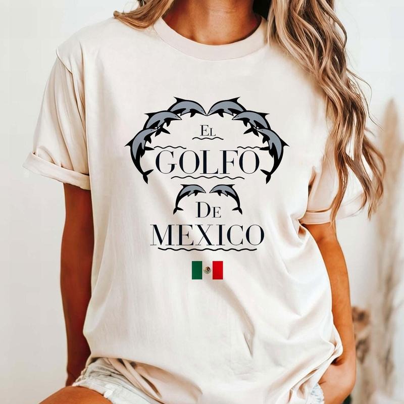 Golfo De Mexico Shirt Gulf Coast Shirt El Golfo De Mxico Dolphin Shirt Mexico Gift For Mexico Lover Gulf Of Mexico Gift...