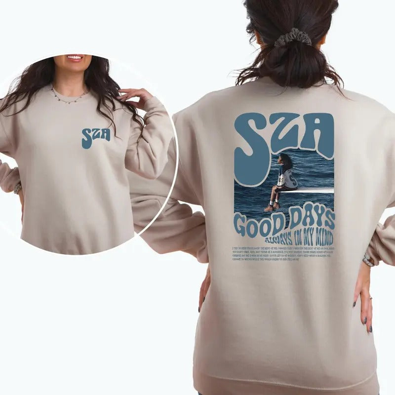 Good Days Sweatshirt, Album Merch Sweater, Sos Tour, Hip Hop Apparel, Album Tour Crewneck, Unisex Long Sleeve Crewneck...